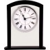   Clear Glass Clock with Black Border